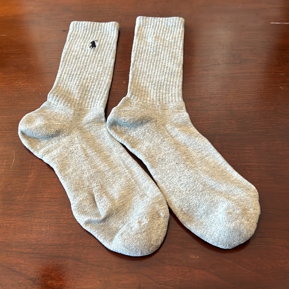 Gray Men’s Polo Dress Socks - Picture 2 of 2